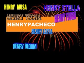 HENRYPACHECO HENRY STELLA HENRY  MUSA HENRY FLORA HENRY TECNA HENRY  BLOOM HENRY LAYLA 