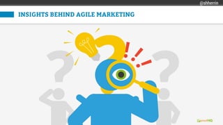 INSIGHTS BEHIND AGILE MARKETING
@shherrin
 