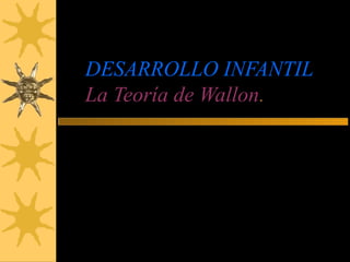 DESARROLLO INFANTIL
La Teoría de Wallon.
Ps Jaime Ernesto Vargas Mendoza
Asociación Oaxaqueña de Psicología A.C.
2007
 