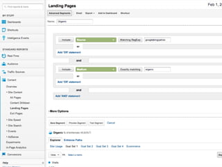 In Google Analytics create an advanced segment for Organic traffic.
 