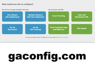 Go to http://gaconfig.com to help you set up event and goal tracking.



gaconfig.com
 