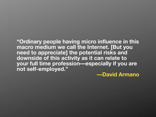 You+Your Corporation+Your Customers