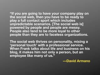 You+Your Corporation+Your Customers