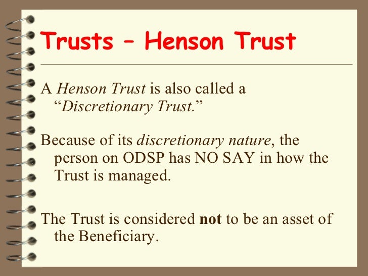 Henson trusts slideshare version