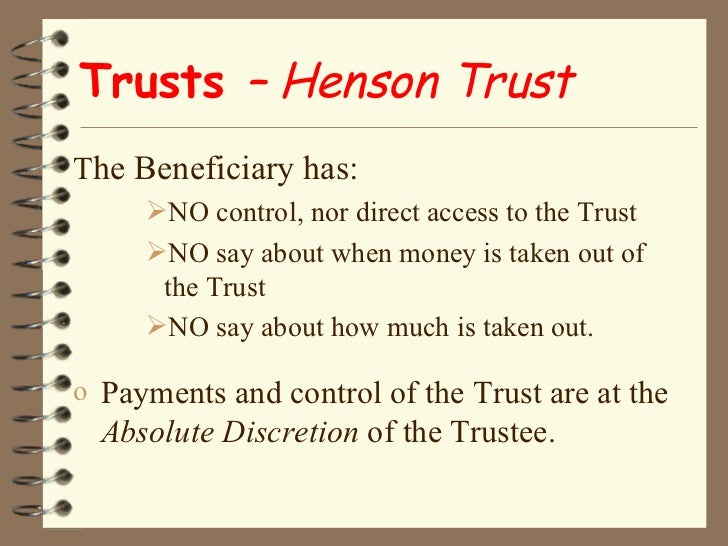 Henson trusts slideshare version