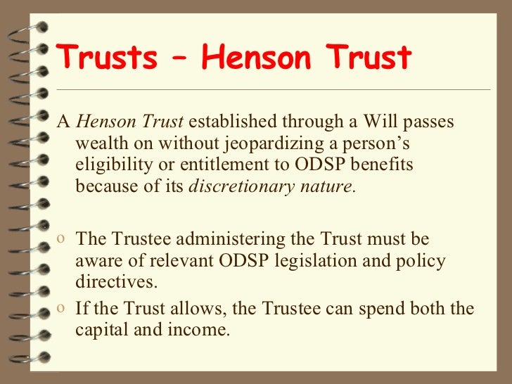 Henson trusts slideshare version