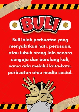 Hentikan Buli Sekarang: Memahami Jenis, Kesan, dan Undang-Undang | PDF