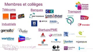 Membres et collèges
Télécoms
Transport
Industriels
Startups/PME
Banques
 