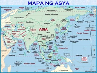 MAPA NG ASYA
 