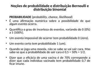 Probabilidade Aula sobre probabilidade para turmas de ensino médio | PPT