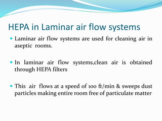 hepa filter slideshare