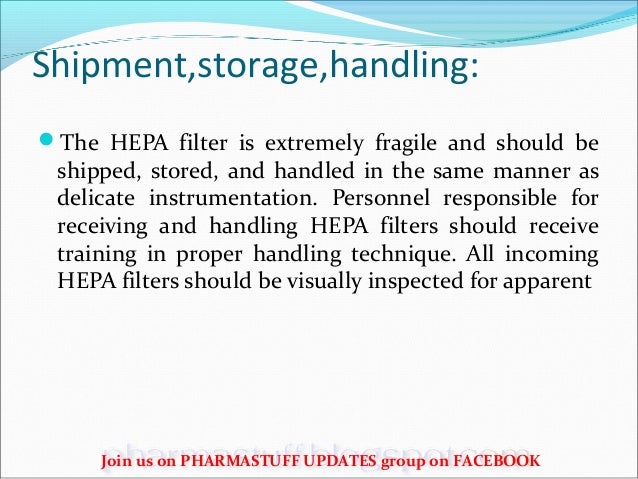 hepa filter slideshare