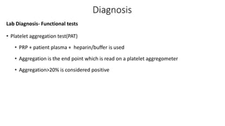 Lab Testing For Hit Heparin induced thrombocytopenia(hit) | PPTX