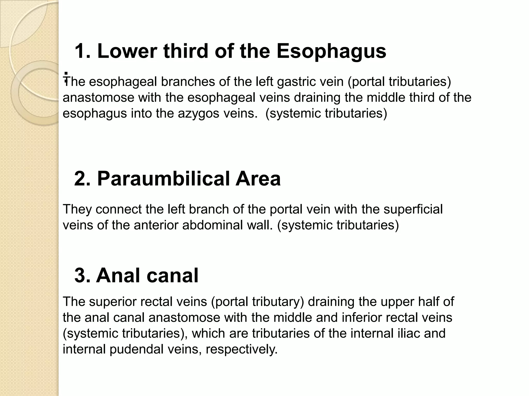 Portacaval Anastomosis | PPTX