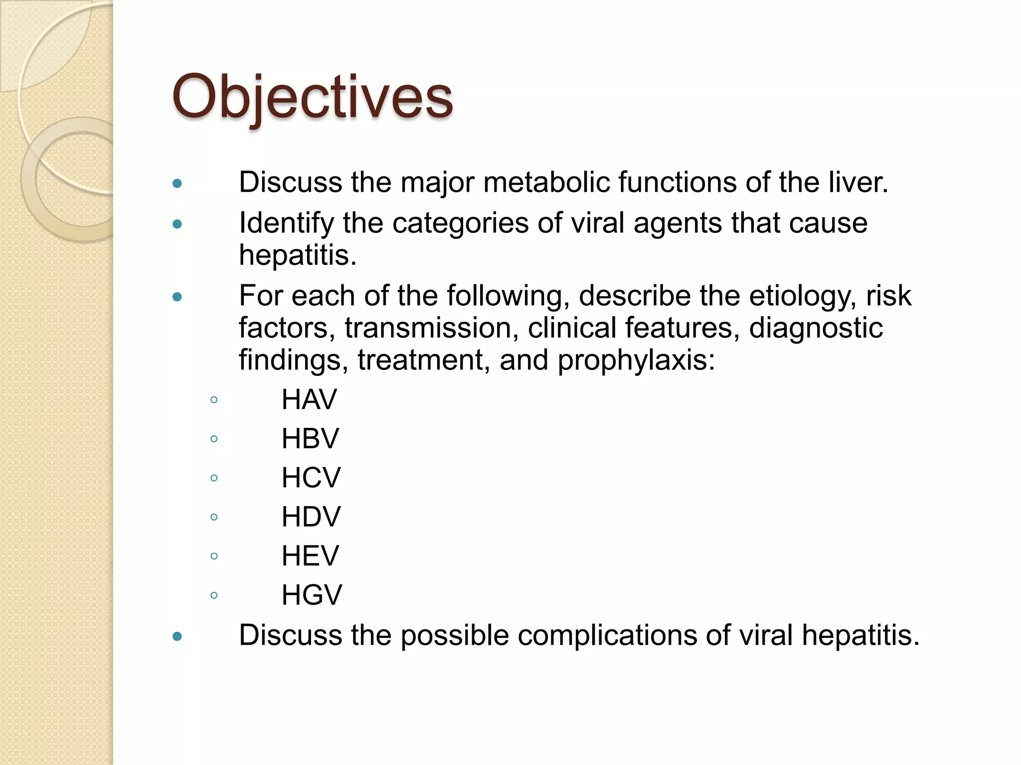 Hepatic disease | PPTX | Digestive Disorders | Diseases and Conditions
