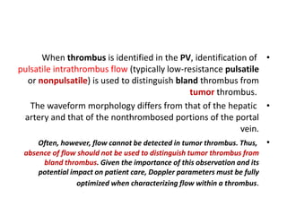Hepatic doppler us [3] | PPTX