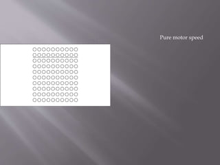 Pure motor speed
 
