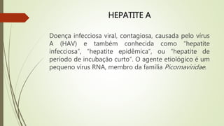 Tipos de Hepatites: A, B, C, D e E