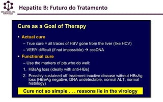 Hepatite B: Futuro do Tratamento
 
