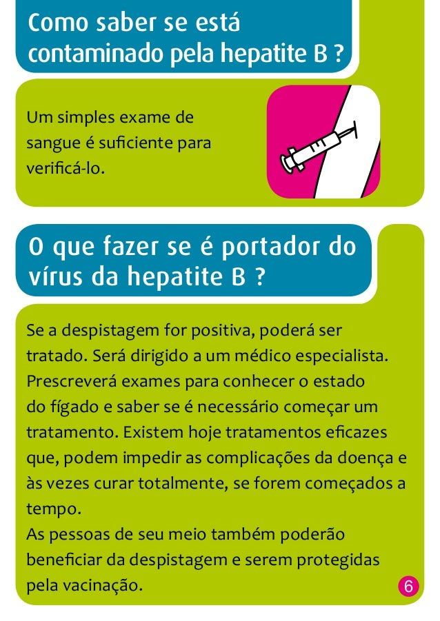 Exame hepatite b
