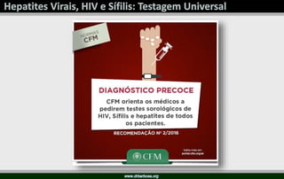 Hepatite C  A epidemia Silenciosa Dia Mundial de Luta contra a Aids 2017