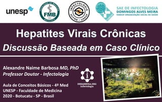 Alexandre Naime Barbosa MD, PhD
Professor Doutor - Infectologia
Aula de Conceitos Básicos - 4º Med
UNESP - Faculdade de Medicina
2020 - Botucatu - SP - Brasil
 