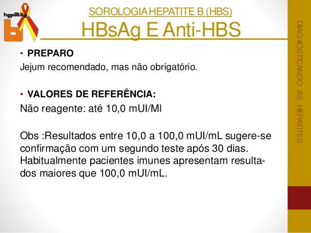 Qual exame detecta hepatite
