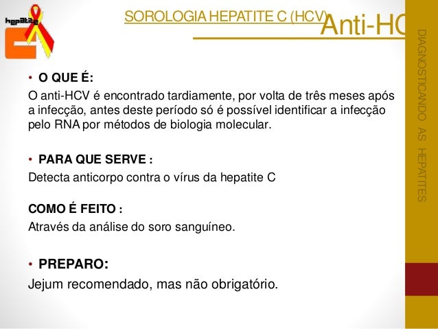 Exame anti hcv nao reagente o que significa