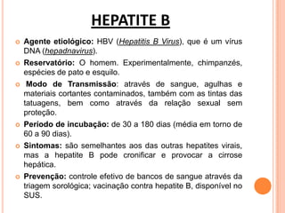 Hepatites a, b e c