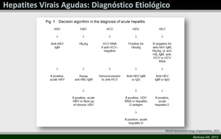 World Gastroenterology Organisation, 2011
Barbosa AN, 2013

 