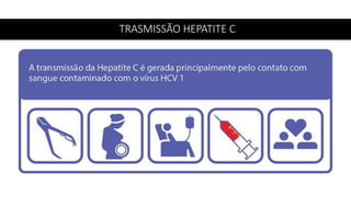 TRASMISSÃO HEPATITE C
 