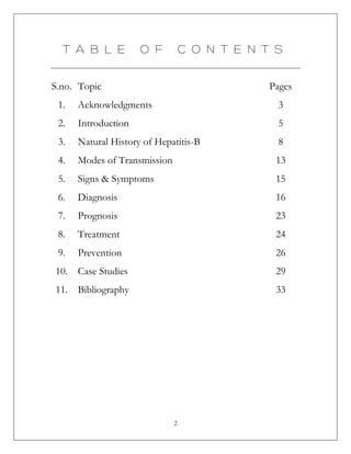 Hepatitis-B: A Case Study | PDF