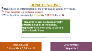 HEPATITIS.pptx microbiology ppt highly recommend | PPTX