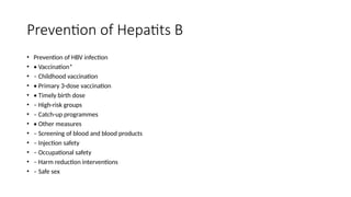 HEPATITIS B virus infection and transmission. pptx | PPTX