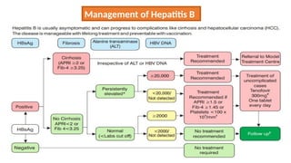 Management of Hepatitis B
 