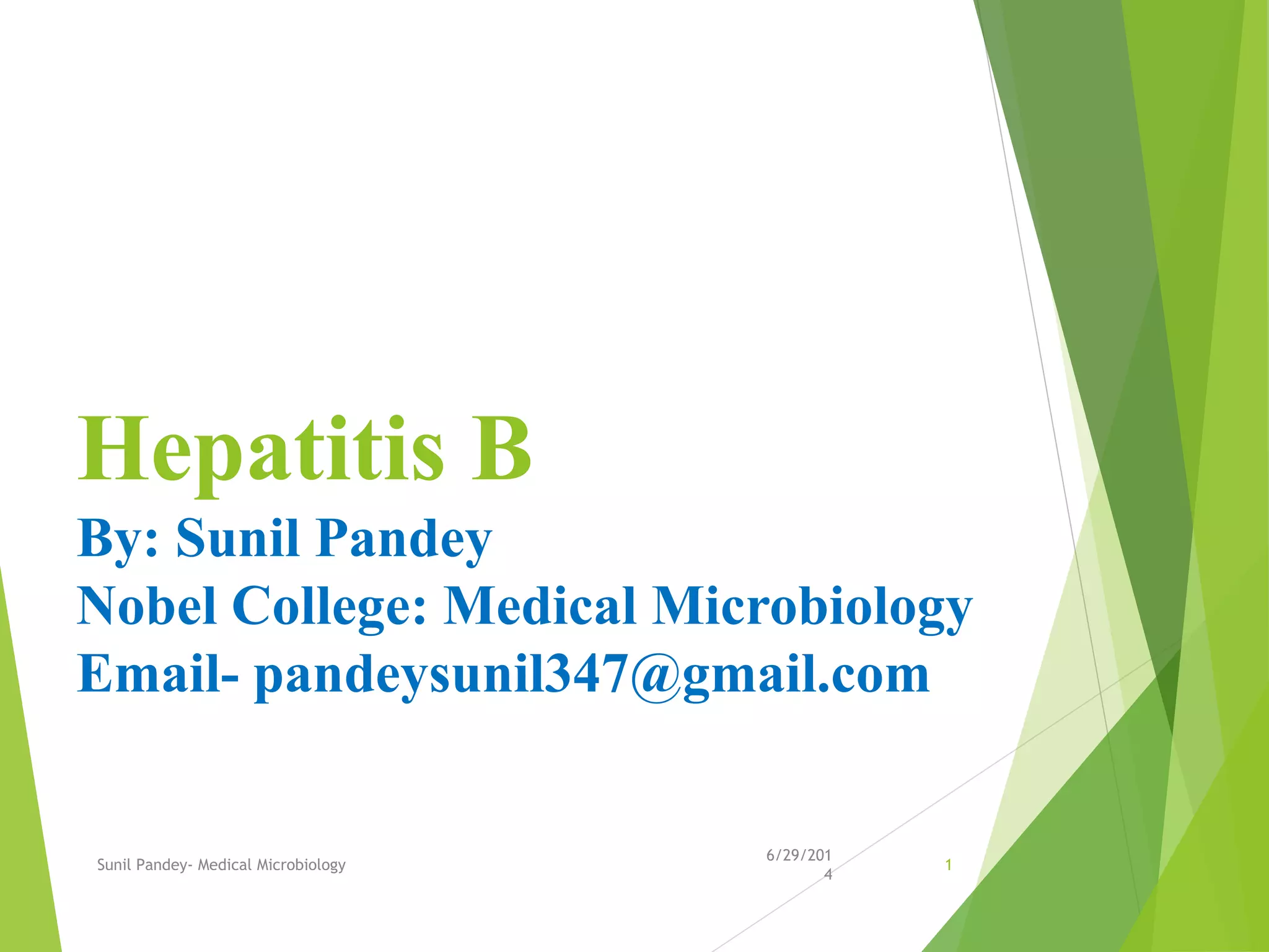 Hepatitis B virus | PPTX