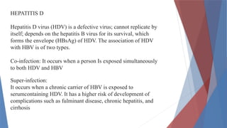 HEPATITIS presentation for microbiology for nursing students | PPTX