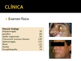 CLÍNICAExamen físico
