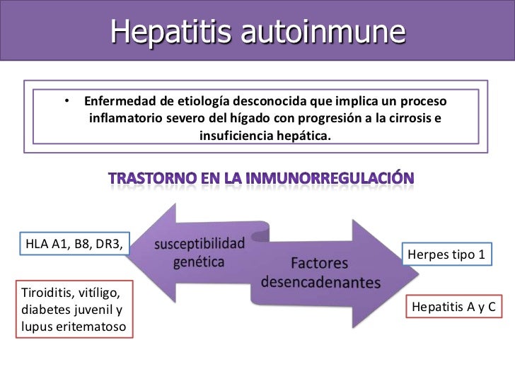 Hepatitis autoinmune en niños Hepatitis autoinmune en niños