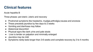 Hepatitis b general medicine powerpoint.. | PPTX