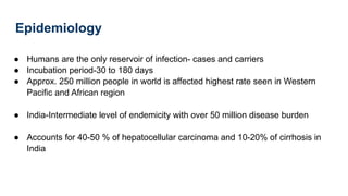 Hepatitis b general medicine powerpoint.. | PPTX
