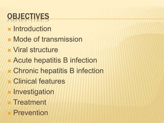 Hepatitis B virus Infection | PPTX
