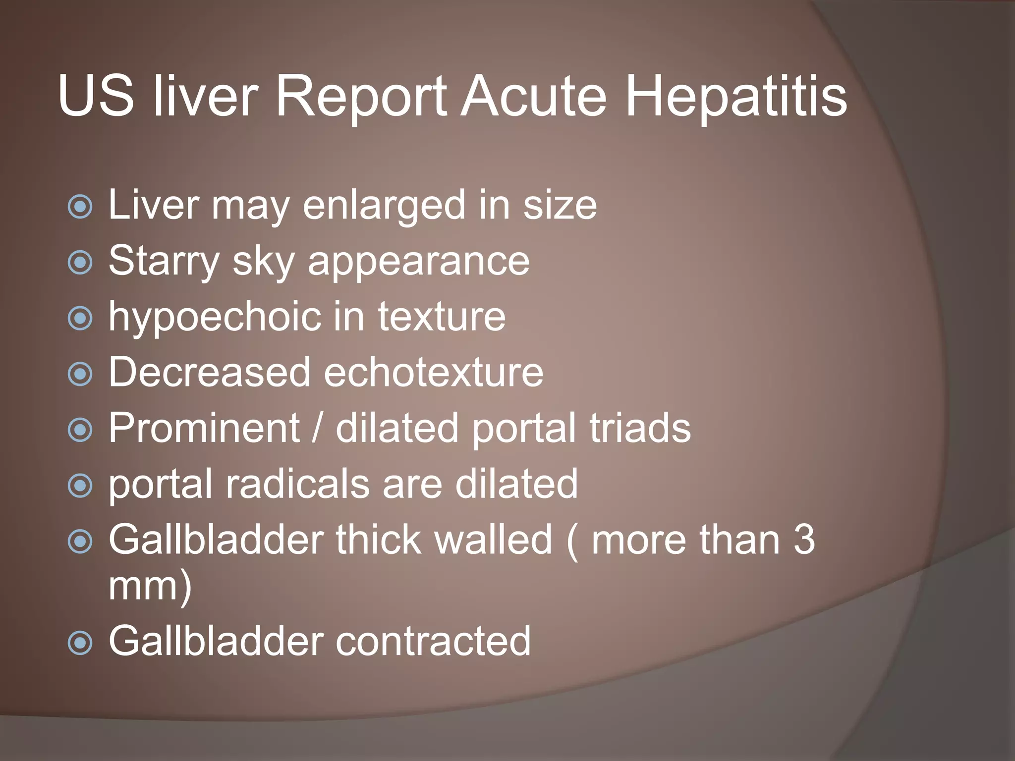 Acute Chronic Hepatitis Sonology Urdu | PPTX