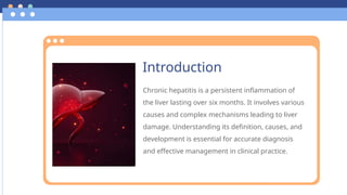Hepatitis Chronic definition etiology all information | PPTX