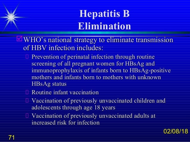 Hepatitis Transmission Chart