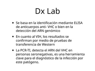 Que Detecta Vhc HEPATITIS VIRAL diagnostico y manejo en medicina | PPT