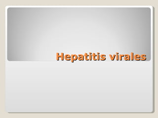Hepatitis virales 