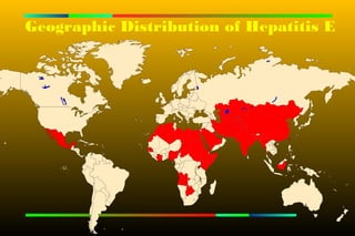 Geographic Distribution of Hepatitis E
 
