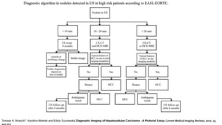 Tomasz K. Nowicki*, Karolina Markiet and Edyta Szurowska Diagnostic Imaging of Hepatocellular Carcinoma - A Pictorial Essay Current Medical Imaging Reviews, 2017, 13,
140-153
 