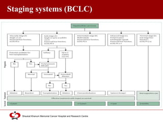 Click to edit Master title style
Shaukat Khanum Memorial Cancer Hospital and Research Centre
Staging systems (BCLC)
 